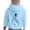 Sky Blue, variant on XEGLSBU Girls Hoodies Size 8-10 Customized Tie Dyed Girl's Hoodie Long Sleeve Soft Sweatshirt Graphic Hoody Kids Cute Pullovers Top Clothes For Girls And Boys Size 3-4 Years