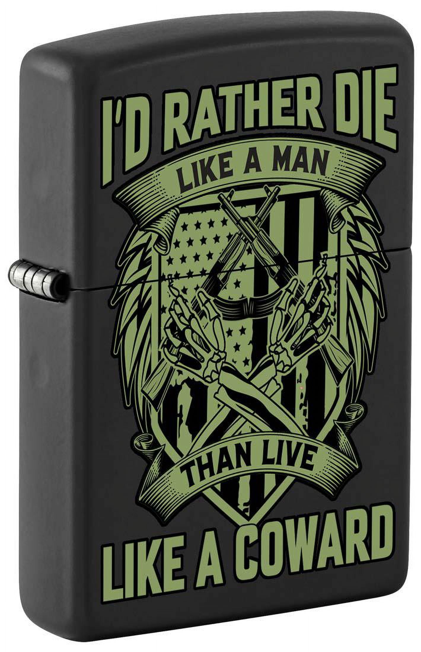 Zippo Windproof Lighter - White Matte Finish 79965 | Genuine US-Made Lighter With Lifetime Guarantee