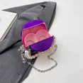 thumbnail image 2 of Monedero de acrílico para mujer, con cadena, Mini bolso cruzado, bolso elegante para chica divertida, 2 of 8