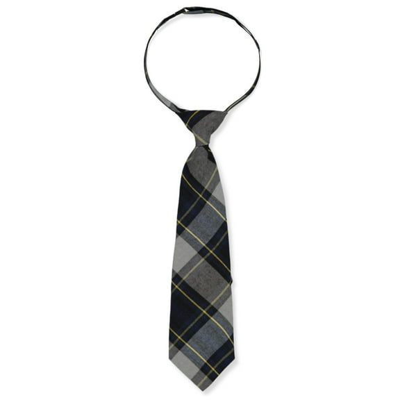 Cookies Boys' Banded Tie Color: royal/lt. blue/gold *plaid #57* Size: 14"