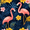 Floral Flamingo, variant on FORMRS Boys Pajama Pants with Pockets Size 6-8Y Kids Lounge Sleep Bottoms, Pink Floral Flamingo