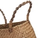 thumbnail image 3 of Cesta tejida de algas marinas para macetas, cesta para ropa sucia, cesta para picnic y comestibles (pequeña, original), 3 of 5