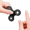 Tri Fidget Hand Spinner Toy - Stress Reducer EDC Focus Toy for Kids & Adults - Relieves ADHD Anxiety and Boredom - Black