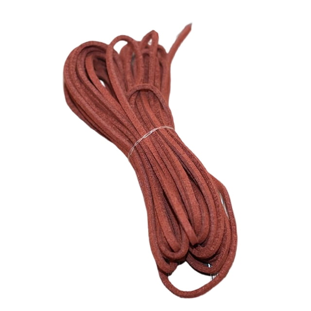 Ounissouiy Cordones de gamuza sintética, encaje de cuero, accesorios para hacer joyas, artesanía, multicolor, tejido, hecho a mano, , collar Artesanía café rojo