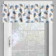 thumbnail image 4 of Ambesonne Ice Cream Valance & Curtain, Cones Summer Flavors Art, 55"x24", Pale Blue Tan and Pale Yellow, 4 of 7
