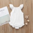 thumbnail image 5 of GYRATEDREAM Infant Newborn Baby Girl Ruffle Romper Jumpsuit Bodysuit Summer Outfit Clothes 3-12 Months, 5 of 5