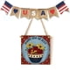 thumbnail image 5 of Advancent 2 piezas de letreros de colgantes adornos colgantes cuadrados Día de la independencia americana letreros de garaje para hombres Decoración del hogar JM01418 Advancent HA011999-02, 5 of 6