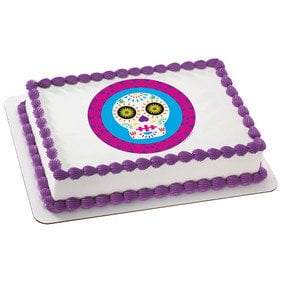 Luis Fitch-Dia De Los Muertos-1 Edible Icing Image (8 Inch Round)
