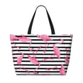 thumbnail image 2 of Easygdp Flamingos Bolsa de Viaje de Playa de Gran Capacidad, Bolsa Tote Perfecta para la Playa, Escapadas de Fin de Semana y Viajes, 2 of 7