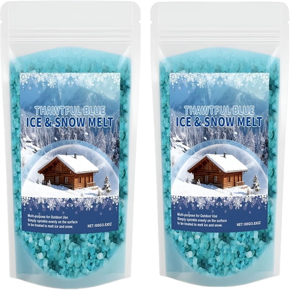 BANIRO Ice & Snow Melt,Fast Acting Granular Rock Salt,Ice Melt Snow Melting Agent,Effective to -16°C,Pet Friendly Low-Corrosion Formula for Driveways,Sidewalks and Yards