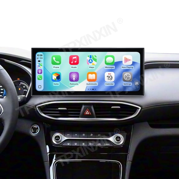 TPXINXIN 15.8 inch Android 15 Car Radio For Hyundai Santa Fe 2019-2020 HD Multimedia Video Player Navigation GPS DVD 4G DSP Stereo Bluetooth