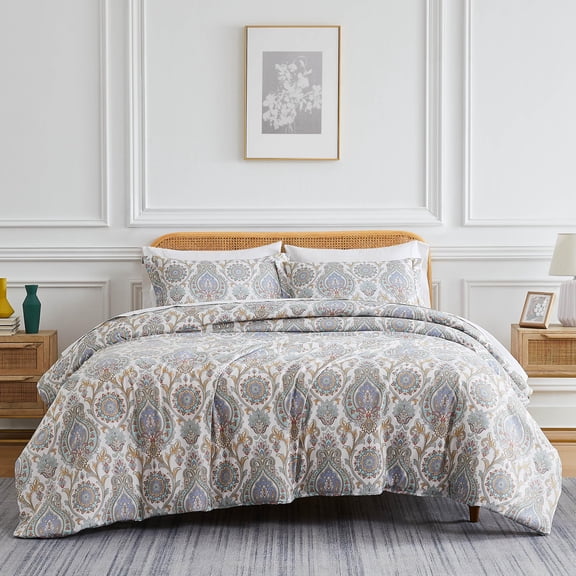 Boho Paisley Printed Comforter Set by SouthShore Fine Linens