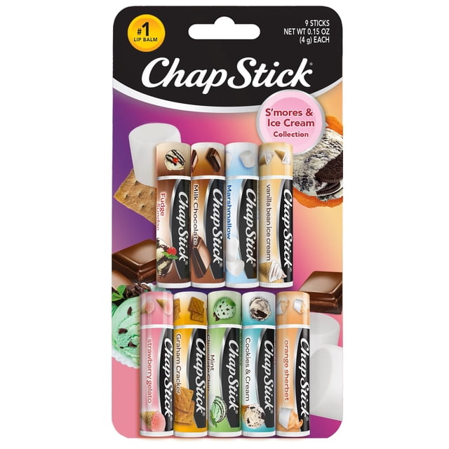 Bálsamo labial ChapStick Ice Cream Collection, paquete de 3, 4,4 ml