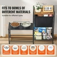 thumbnail image 3 of Pet Feeding Station with Storage Dog  & Toy Organizer Raised Dog Bowls, 3 of 6