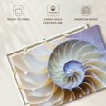 thumbnail image 6 of Elephant Stock Empty Nautilus Shell Wall Art - Horizontal Canvas Wall Art - Living Room Wall Decor - Animal Canvas - Blue And Purple Decor - 12" x 8", 6 of 8