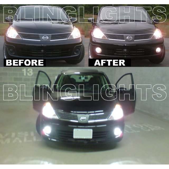For 2007-2011 Nissan Versa Xenon Fog Lamps Driving Lights Kit
