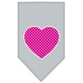 thumbnail image 4 of Pet and Dog Bandana Screen Printed, "Pink Swiss Dot Heart", 4 of 10