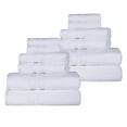 thumbnail image 3 of Superior Ultra Soft Cotton Solid 12-Piece Towel Sets, White, 3 of 8