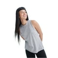thumbnail image 3 of Skinni Fit Womens Heather High-Neck Tank Top, 3 of 4