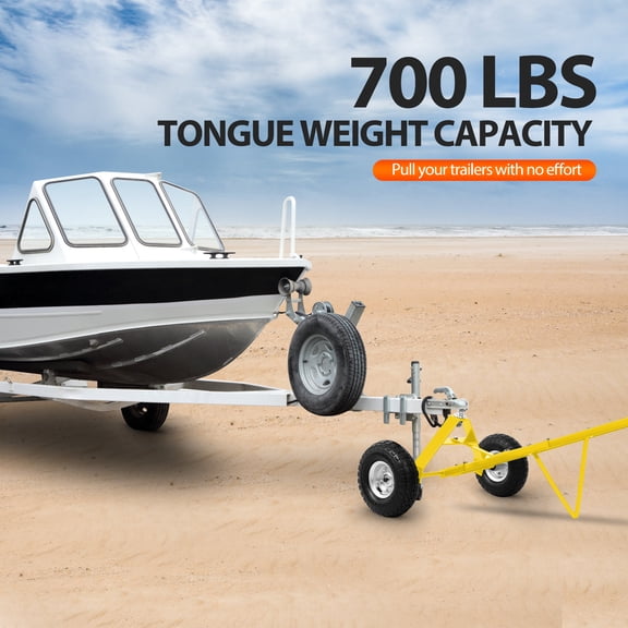Vertlley Trailer Dolly with 10" Pneumatic Tires - 700 Lb. Maximum Capacity