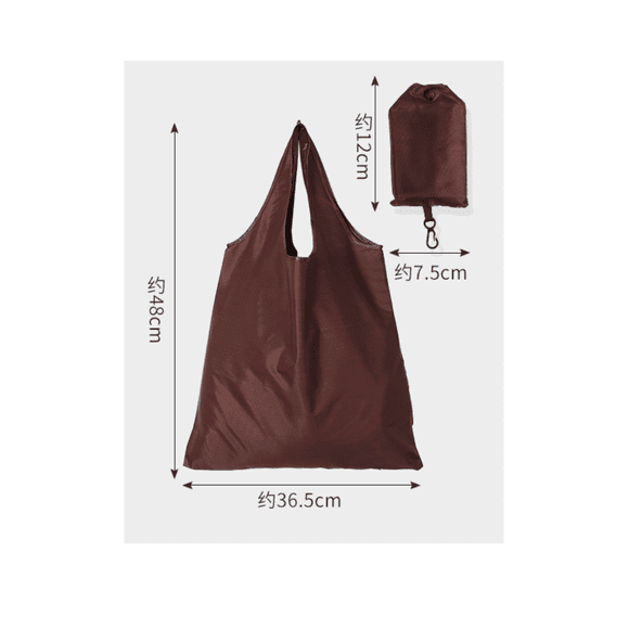 Ultra-Lightweight Foldable Tote for Women & Men, Reusable Grocery & Travel Bag, Packable Collapsible Compact Market Essential