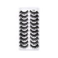 thumbnail image 1 of Pestañas, paquete múltiple, pestañas postizas de visón, volumen, finas, pares, estilo 8D, pestañas postizas, ojos de visón, 10 pares de pestañas, paquete de pestañas dramáticas, 1 of 7