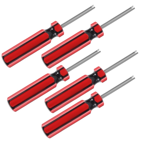 Valve Core Removal Tool Set for Car Bike Tire Repair with Ergonomic Handle 5-Piece