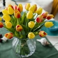 thumbnail image 4 of 10 Piezas de Flores Artificiales Naiovety HA083863-02 Decoración para Fiestas Naranja, 4 of 6