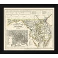 thumbnail image 2 of Canaelen 13x12 Black Modern Wood Framed Wall Art Titled - Maryland, Delaware 1846, 2 of 6