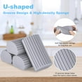 thumbnail image 2 of XINQIHANG 4-Pack Damp Duster, Reusable Dusters for Cleaning Household Use, Baseboard Cleaner Tool Cleaning Supplies for Scrub Fan Ceiling Kitchen Dish Blinds Glass Window Track Grooves and Faucets, 2 of 7