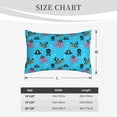 thumbnail image 4 of Gukieu pirate Octopus Print Plush Pillow Cover, Hidden Zipper Pillow Protector without Pillow Core, Suitable for Bedroom, Office, Car Decoration-20"x30", 4 of 6