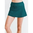 thumbnail image 6 of Calypsa Women's and Women's Plus High Waisted Short Swim Skort with Attached Hidden Shorts, 6 of 7