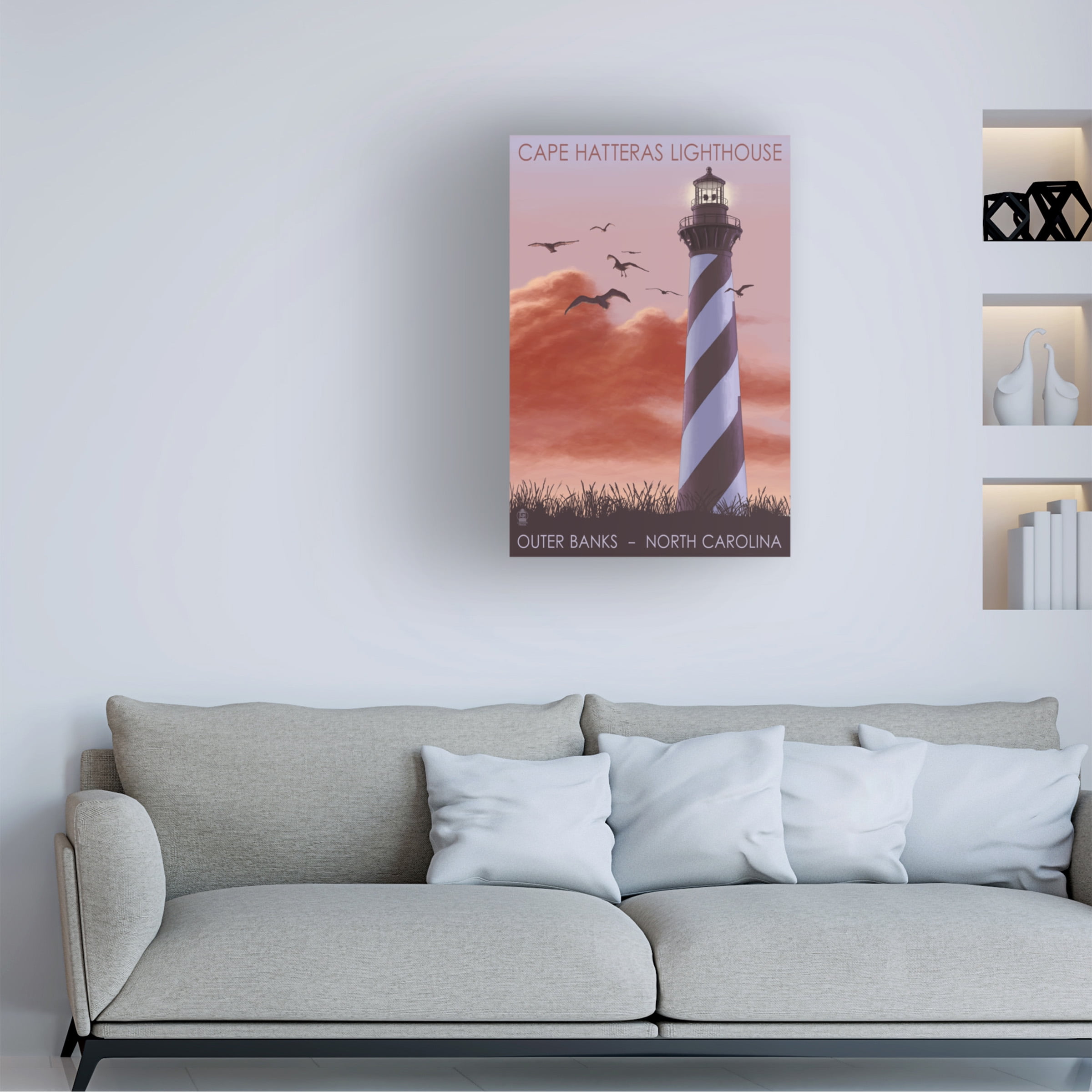 Lantern Press 'Light House 1' Canvas Art
