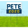 thumbnail image 1 of Pete 2020 (18" x 24") Yard Sign, Includes Metal Step Stake, 1 of 6