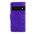 thumbnail image 2 of Wallet Case for Google Pixel 6 Pro, Shockproof TPU Inner Case with RFID Blocking Credit Card Holders, PU Leather Folding Book Flip Magnetic Phone Cover for Google Pixel 6 Pro - Purple, 2 of 6