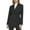 Black/White, variant on Calvin Klein Womens Pinstripe  Two-Button Blazer