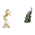 thumbnail image 1 of Figura de escritorio,Estantería con estatua de caballo para escritorio,oficina y decoración del hogar.,Figura decorativa de escritorio de resina para decoración del hogar,Figura de, 1 of 8