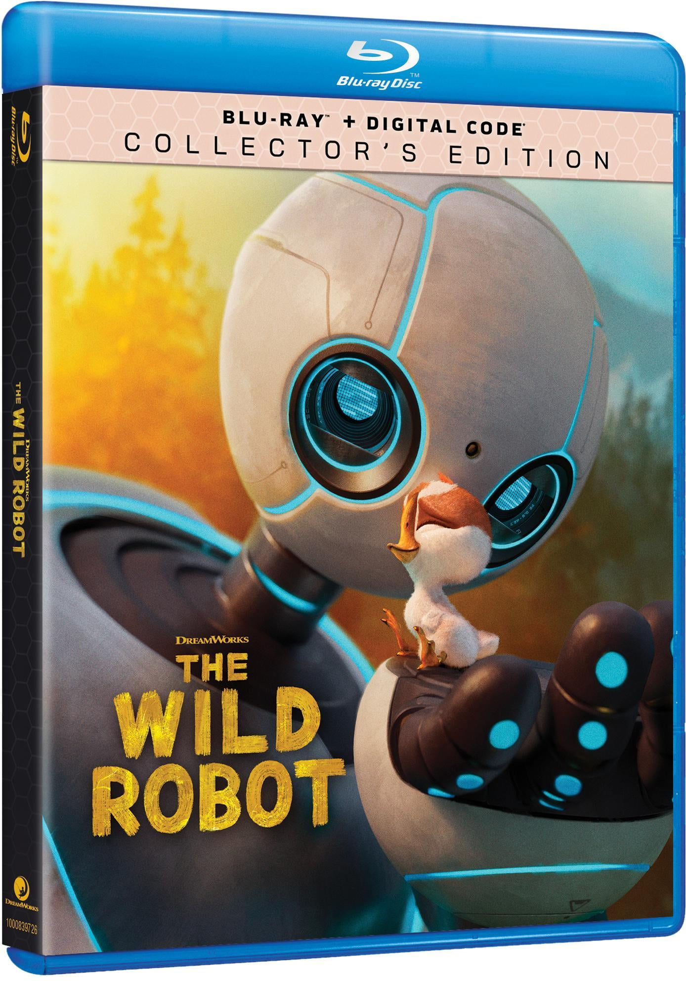 Free Shipping! SDS The Wild Robot Blu-ray Digital Copy Family