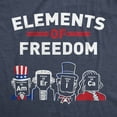 thumbnail image 2 of Womens The Element Of Freedom T-Shirt America Patriotic Science Tee Womens Graphic Tees, 2 of 9