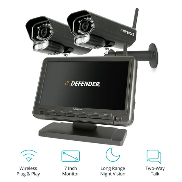 Defender PhoenixM2 Digital Wireless 7" Monitor DVR Security