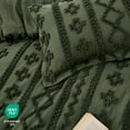 thumbnail image 4 of U by Bedsure Tufted Boho Comforter Set, 3 Pieces Farmhouse Shabby Chic Embroidery Bed Set, Soft Jacquard Comforter for All Seasons,Queen,Bronze Green, 4 of 7