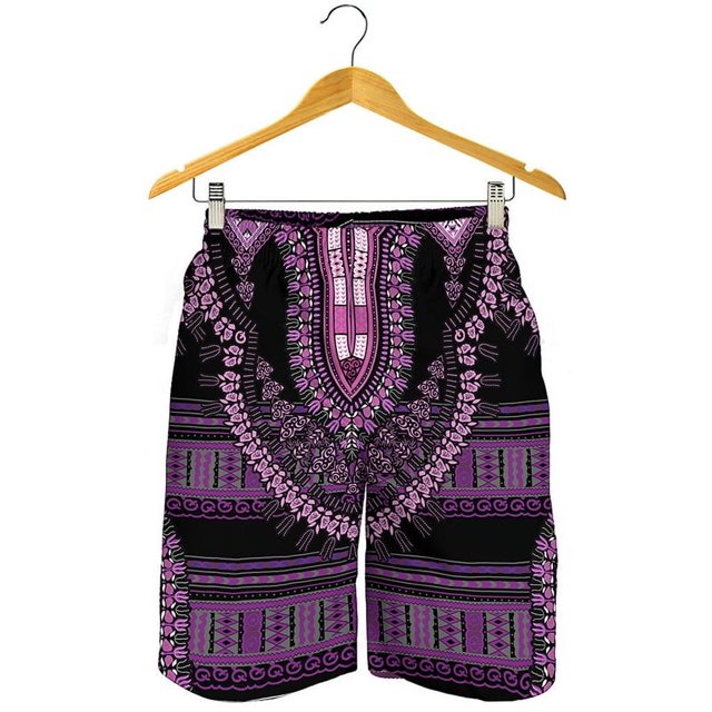 Retro African Ethnic Pattern Beach Shorts Men Summer Street Oversized Short Pants 3d Printed Surf Board Shorts Cool Swim Trunks