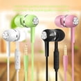 thumbnail image 2 of Auriculares para teléfono móvil con subwoofer deportivo VPB S12, control por cable, auriculares con cable y micrófono, 2 of 5
