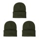thumbnail image 5 of Gorro Qarigey Beanie Hat Ajustable Otoño Color caramelo Manga Casual, 5 of 6