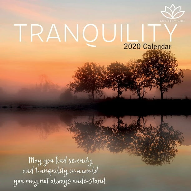 Tranquility Wall Calendar 2020