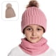 thumbnail image 4 of Bienvenido Conjunto de gorro y bufanda infantil de punto, gorro y bufanda infantil de otoño e invierno., 4 of 5