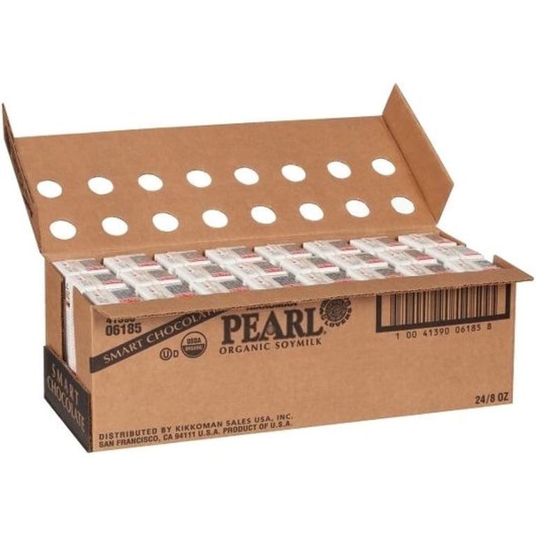 Kikkoman, Pearl Organic Smart Chocolate Soymilk, 8 Fl Oz, 24ct