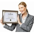 thumbnail image 6 of Wooden Diploma Frame Degree Frame: Document Frames with High Definition Acrylic, Display 8.2x11 Certificate Frame, Graduation Picture Frame 11x14, Poster Frame for Tabletop (Wood, 7.01X9.37), 6 of 8