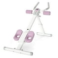 thumbnail image 1 of Goplus Adjustable Abdominal Trainer with Elbow Support Knee Protection and LCD Monitor White, 1 of 10