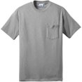 thumbnail image 2 of Port & Company ®  Tall Core Blend Pocket Tee. Pc55pt 4Xlt Athletic Heather, 2 of 3